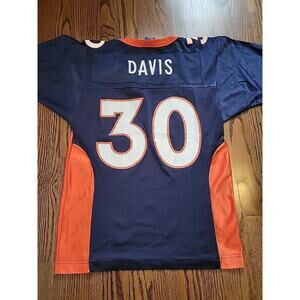 Champion Terrell Davis Denver Broncos NFL Football Jersey Medium 10/12 Boys